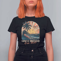 Gulf Of Mexico T Shirt For Women Est. 1550 Sunny Vibes