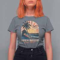 Gulf Of Mexico T Shirt For Women Est. 1550 Sunny Vibes