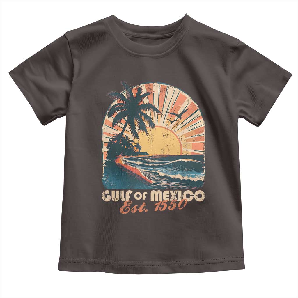 Gulf Of Mexico Toddler T Shirt Est. 1550 Sunny Vibes