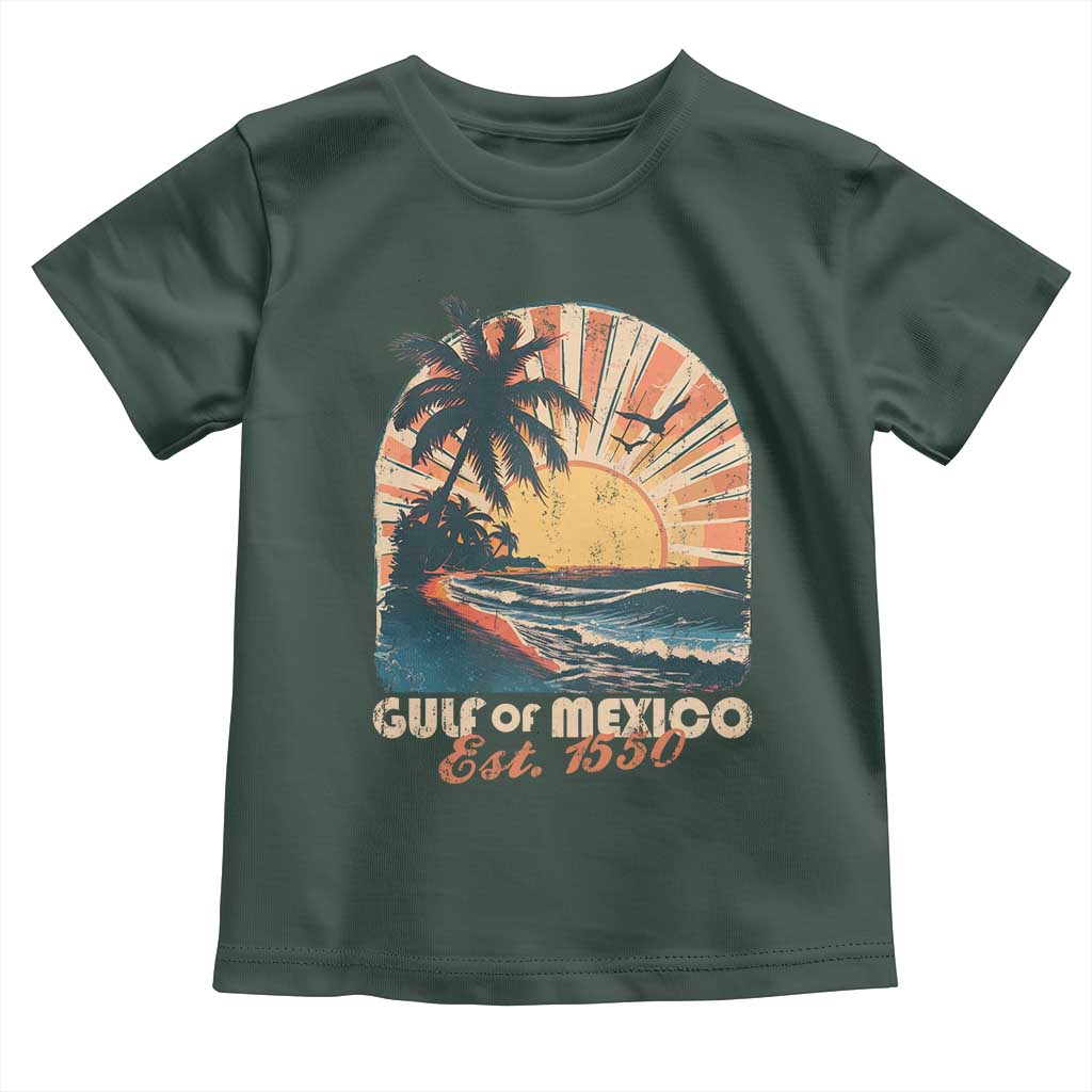 Gulf Of Mexico Toddler T Shirt Est. 1550 Sunny Vibes