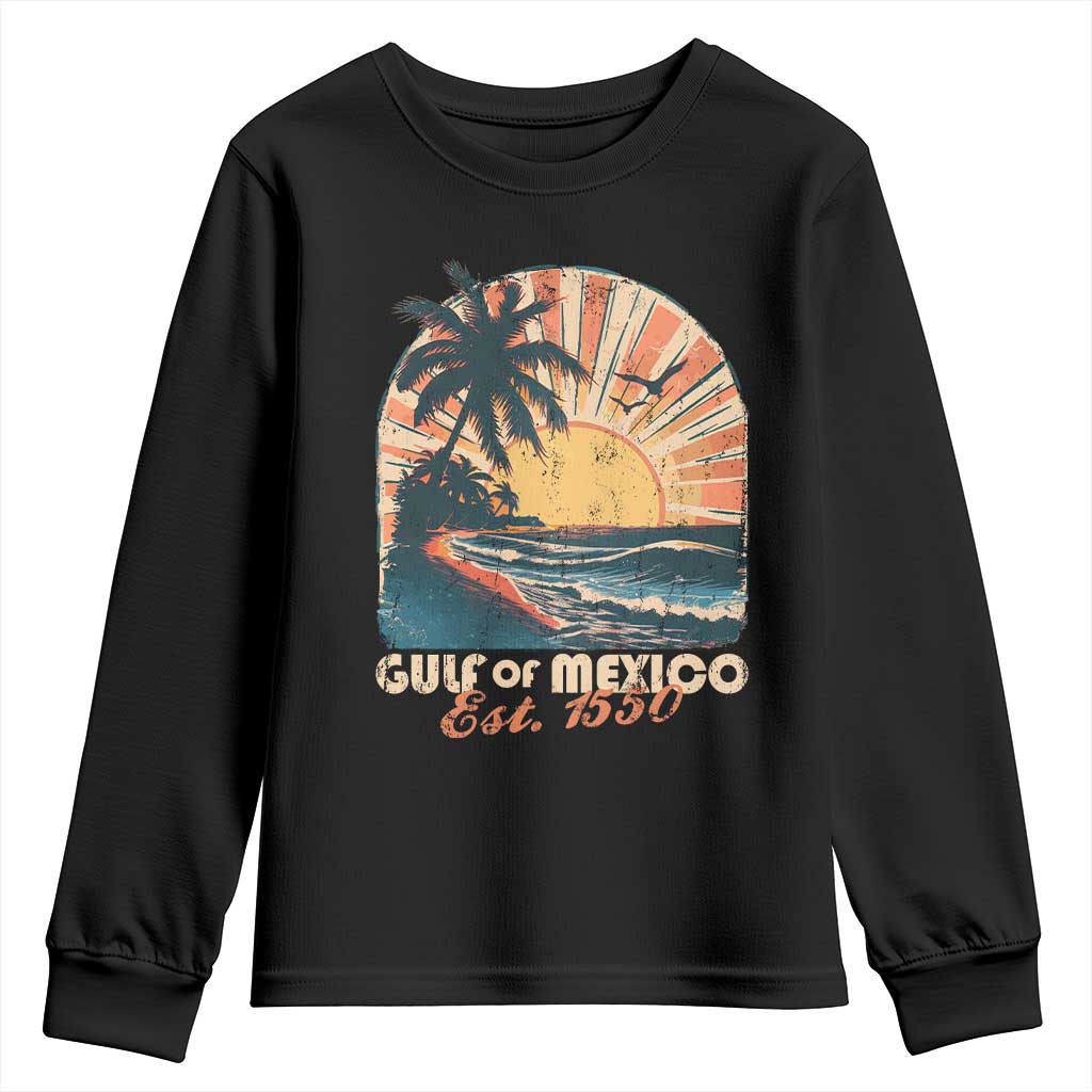 Gulf Of Mexico Youth Sweatshirt Est. 1550 Sunny Vibes