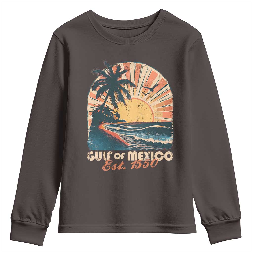 Gulf Of Mexico Youth Sweatshirt Est. 1550 Sunny Vibes
