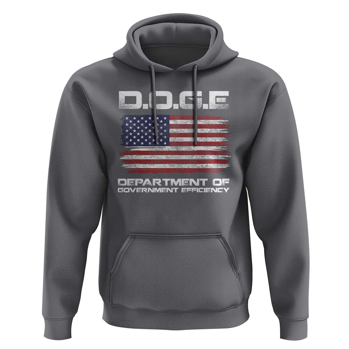 DOGE Department of Government Efficiency US Flag Hoodie