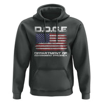 DOGE Department of Government Efficiency US Flag Hoodie