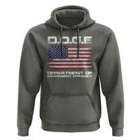 DOGE Department of Government Efficiency US Flag Hoodie