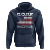 DOGE Department of Government Efficiency US Flag Hoodie