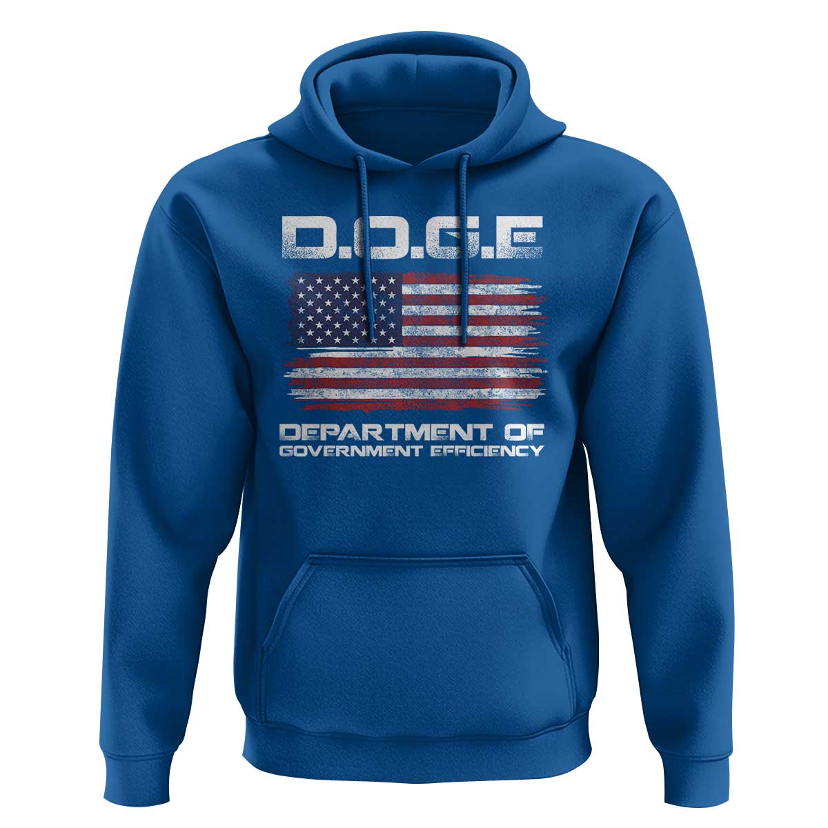 DOGE Department of Government Efficiency US Flag Hoodie