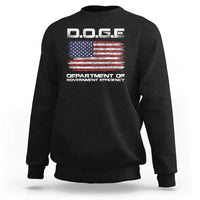 DOGE Department of Government Efficiency US Flag Sweatshirt