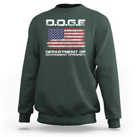 DOGE Department of Government Efficiency US Flag Sweatshirt