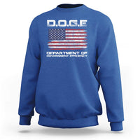 DOGE Department of Government Efficiency US Flag Sweatshirt