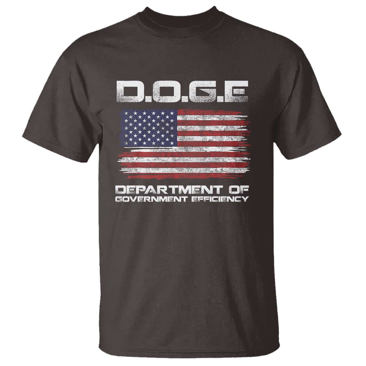 DOGE Department of Government Efficiency US Flag T Shirt