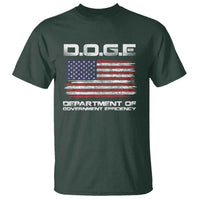 DOGE Department of Government Efficiency US Flag T Shirt