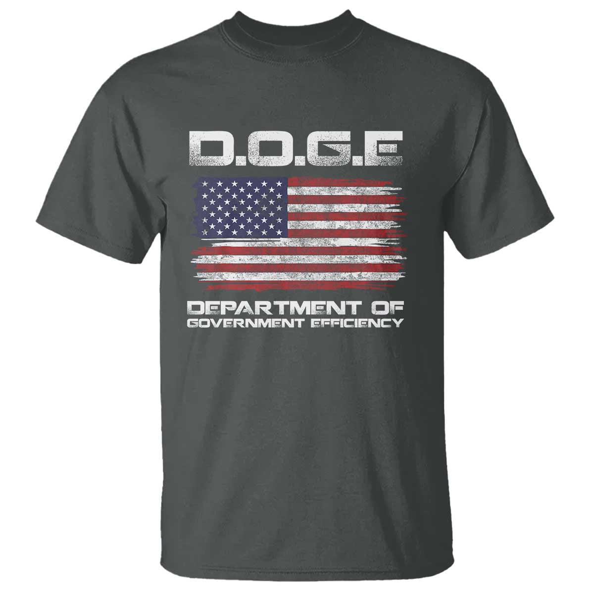 DOGE Department of Government Efficiency US Flag T Shirt