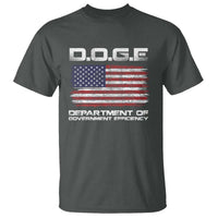 DOGE Department of Government Efficiency US Flag T Shirt