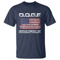 DOGE Department of Government Efficiency US Flag T Shirt