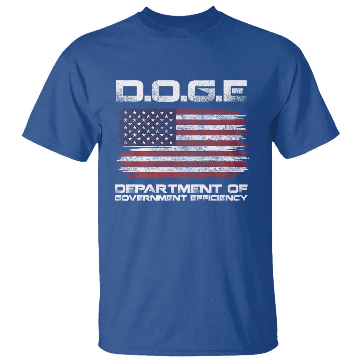 DOGE Department of Government Efficiency US Flag T Shirt