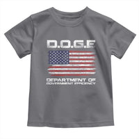 DOGE Department of Government Efficiency US Flag Toddler T Shirt