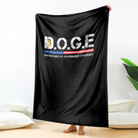 DOGE Department of Government Efficiency Throw Blanket - Wonder Print Shop