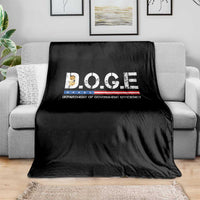 DOGE Department of Government Efficiency Throw Blanket - Wonder Print Shop