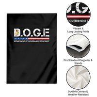 DOGE Department of Government Efficiency Garden Flag - Wonder Print Shop