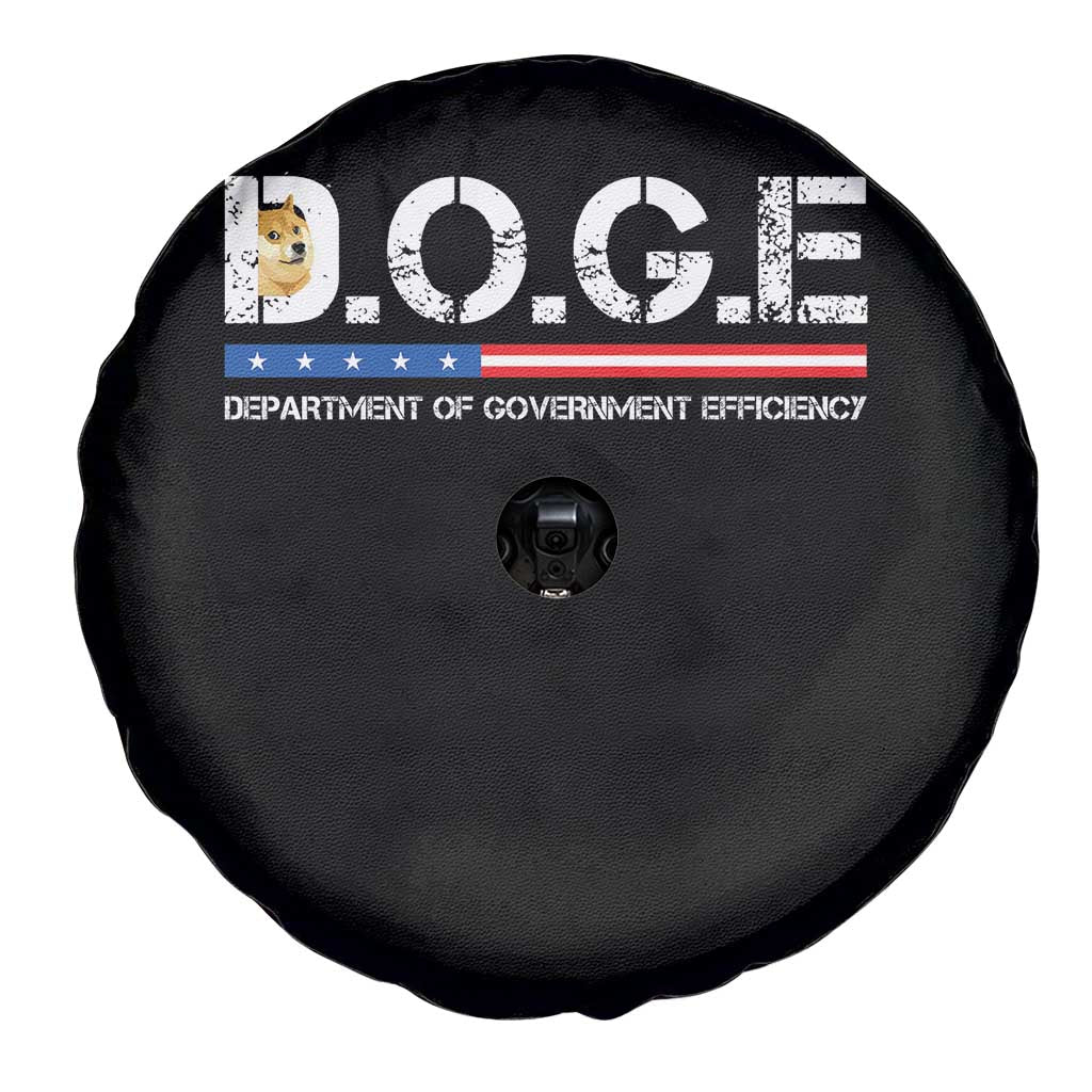 DOGE Department of Government Efficiency Spare Tire Cover - Wonder Print Shop