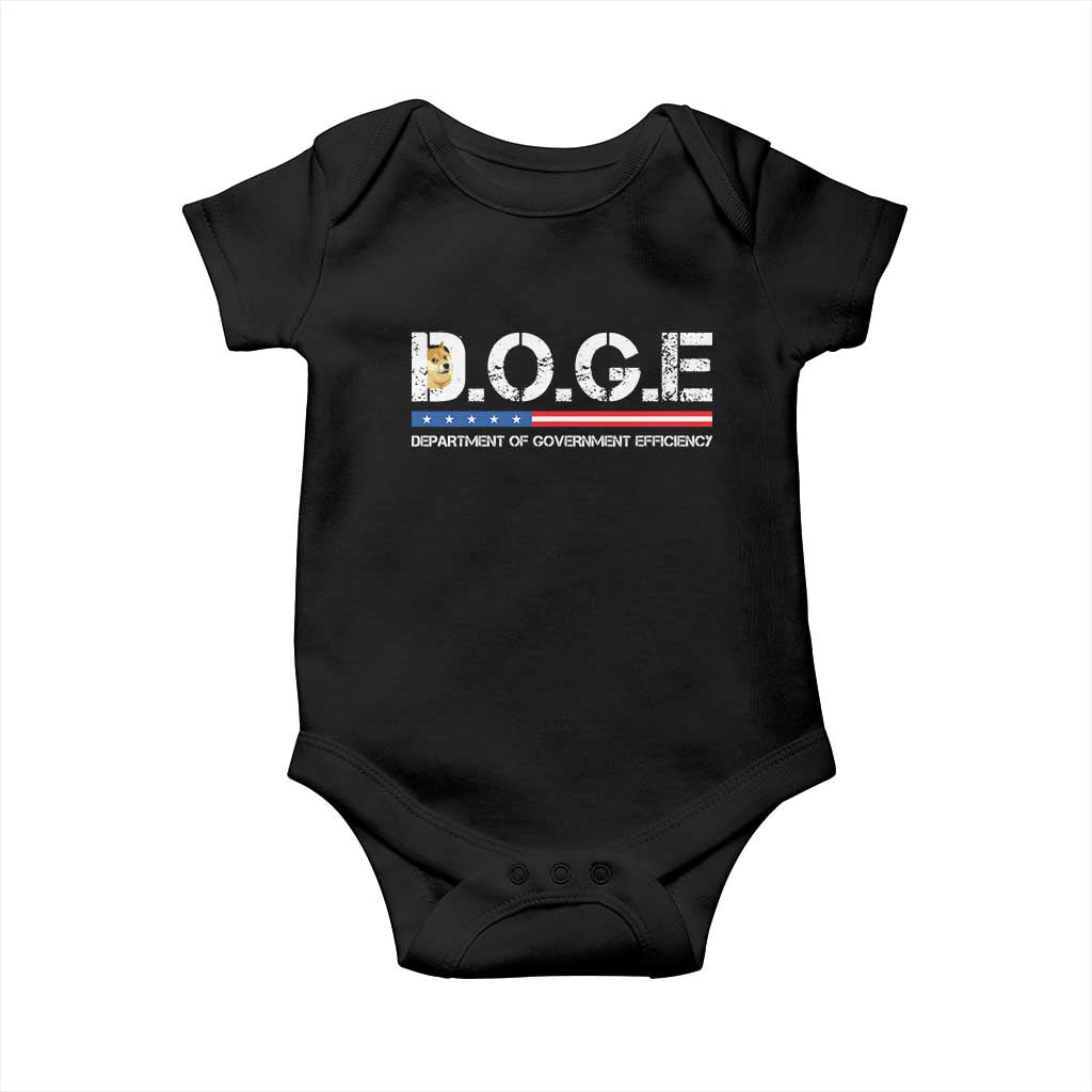 DOGE Department of Government Efficiency Baby Onesie - Wonder Print Shop