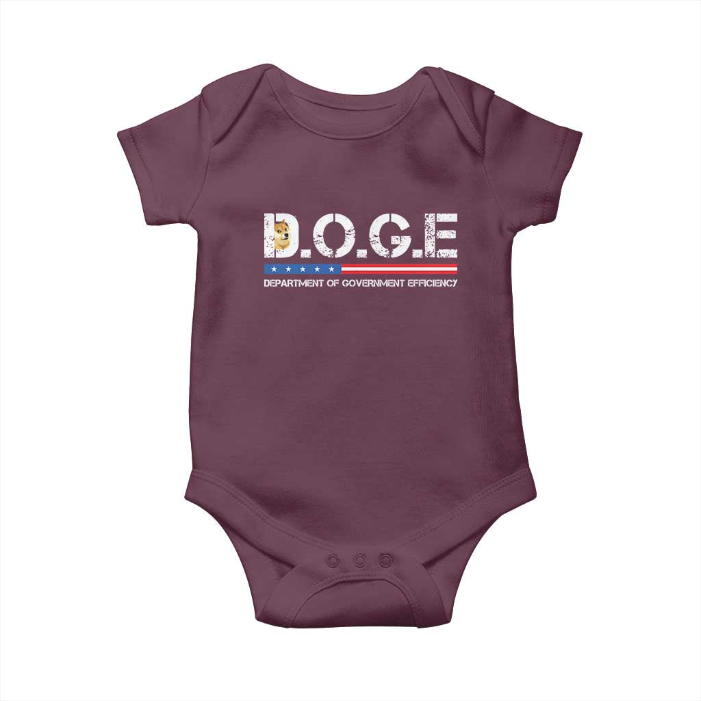 DOGE Department of Government Efficiency Baby Onesie - Wonder Print Shop