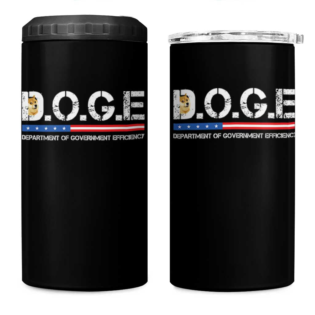 DOGE Department of Government Efficiency 4 in 1 Can Cooler Tumbler - Wonder Print Shop