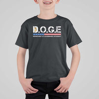 DOGE Department of Government Efficiency T Shirt For Kid - Wonder Print Shop