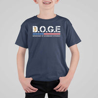 DOGE Department of Government Efficiency T Shirt For Kid - Wonder Print Shop