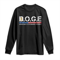 DOGE Department of Government Efficiency Long Sleeve Shirt - Wonder Print Shop