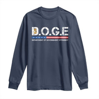 DOGE Department of Government Efficiency Long Sleeve Shirt - Wonder Print Shop