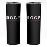 DOGE Department of Government Efficiency Skinny Tumbler - Wonder Print Shop