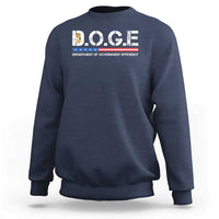 DOGE Department of Government Efficiency Sweatshirt - Wonder Print Shop
