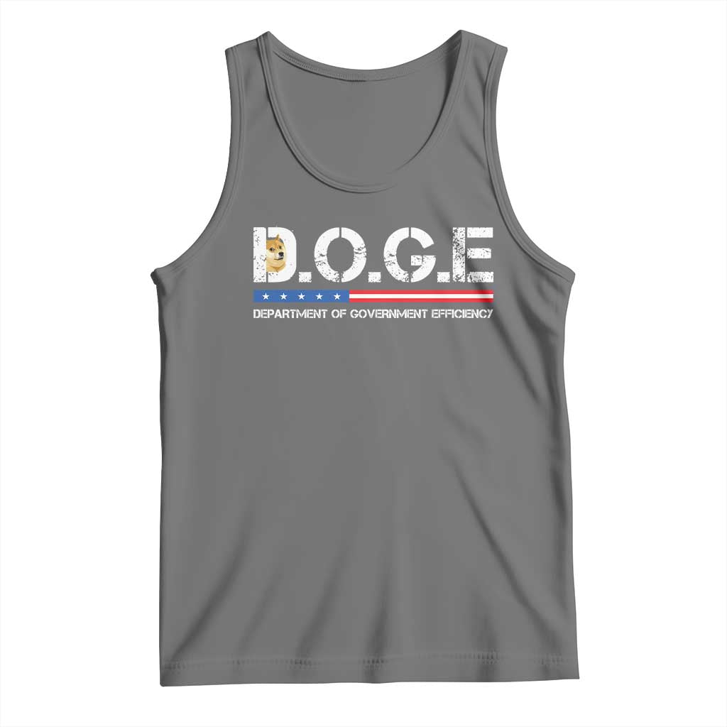 DOGE Department of Government Efficiency Tank Top - Wonder Print Shop