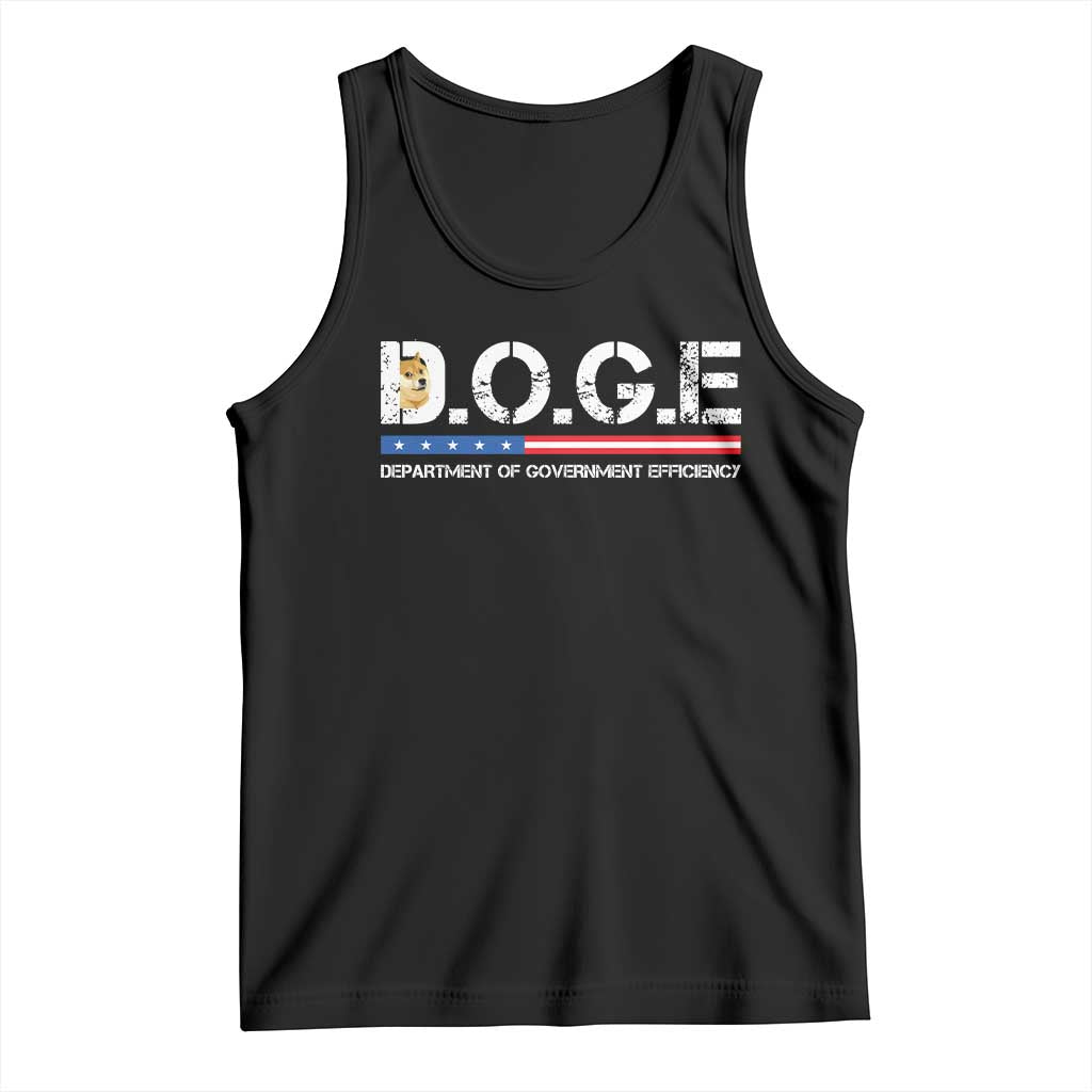 DOGE Department of Government Efficiency Tank Top - Wonder Print Shop