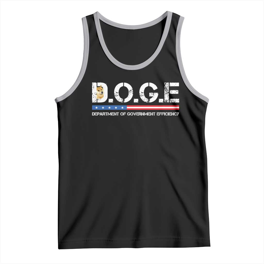 DOGE Department of Government Efficiency Tank Top - Wonder Print Shop