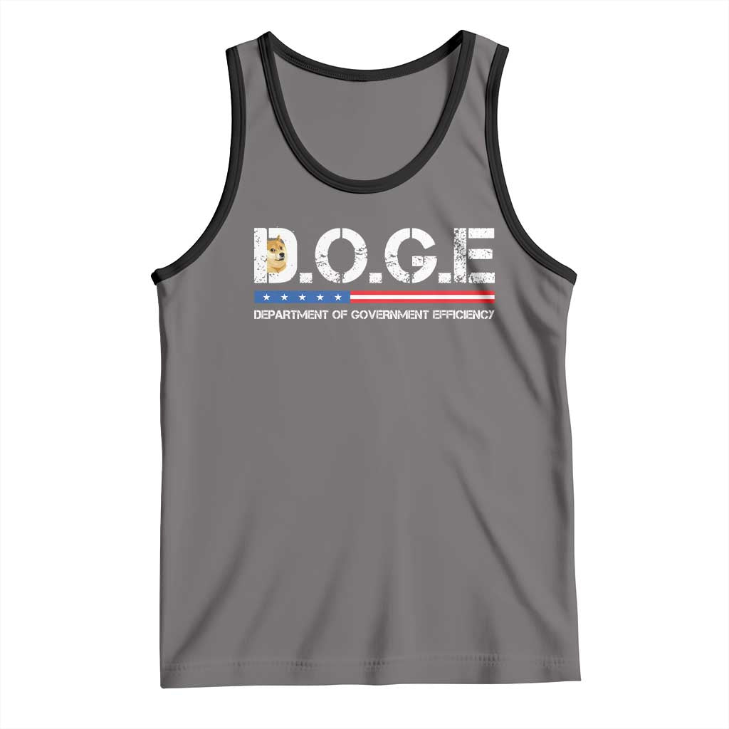 DOGE Department of Government Efficiency Tank Top - Wonder Print Shop