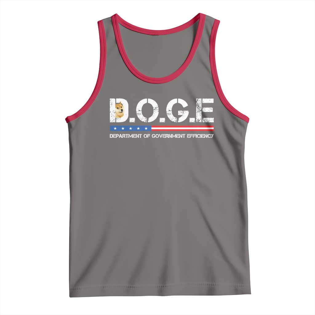 DOGE Department of Government Efficiency Tank Top - Wonder Print Shop