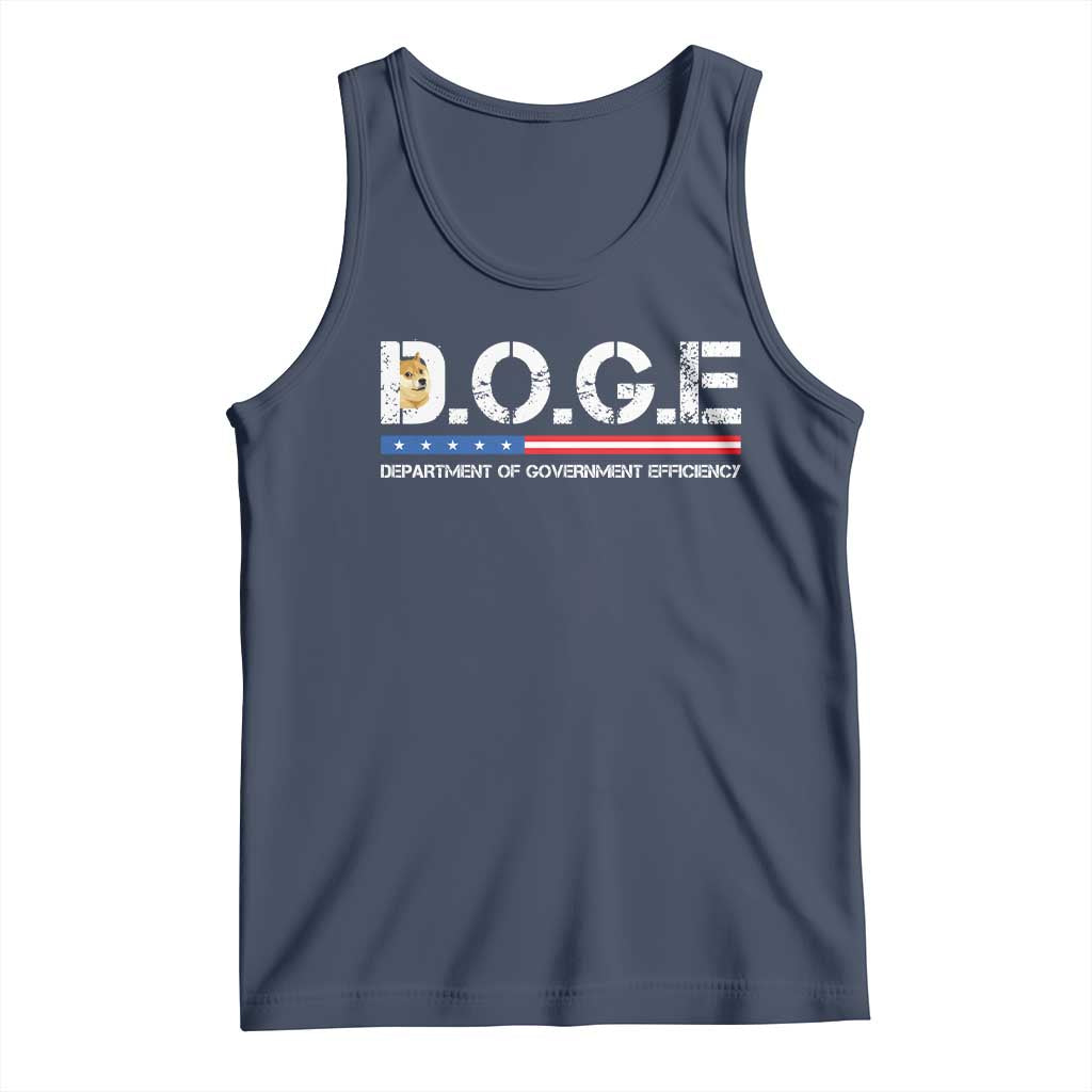 DOGE Department of Government Efficiency Tank Top - Wonder Print Shop