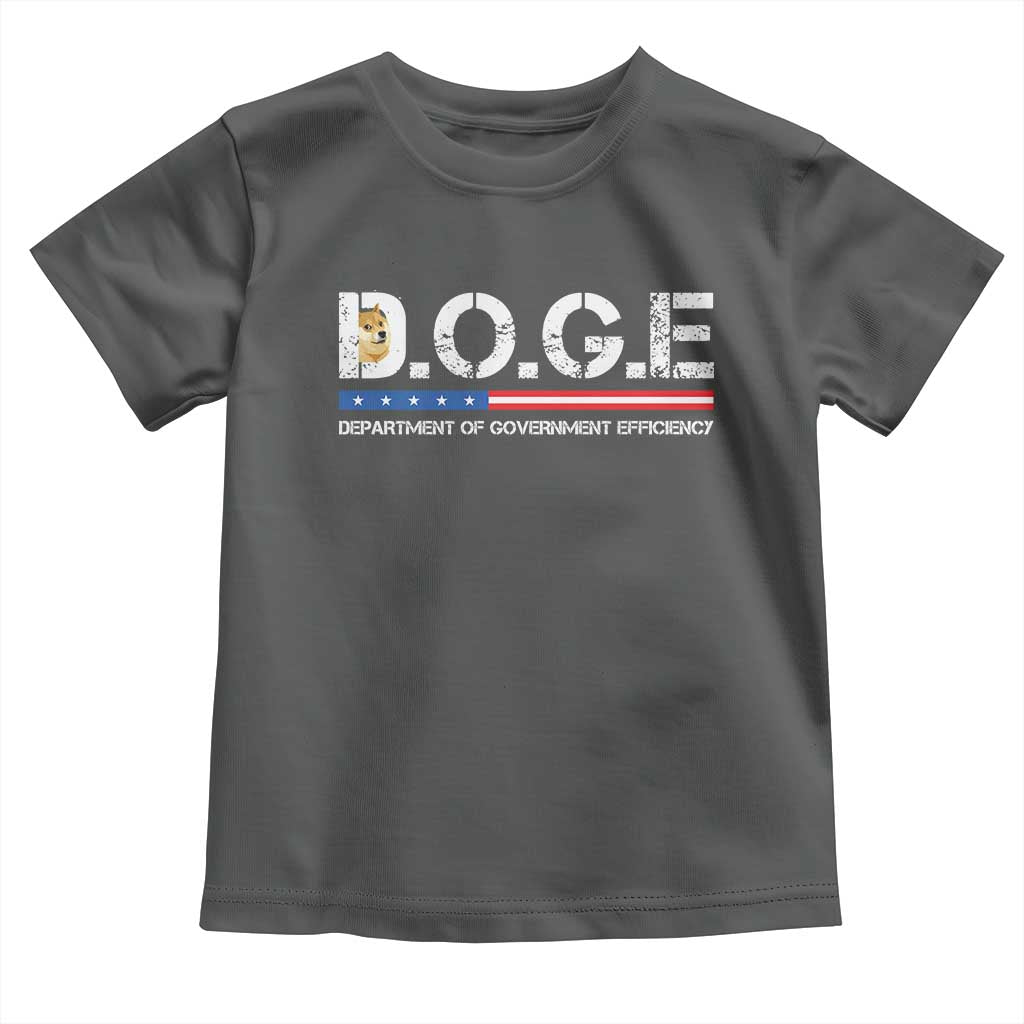 DOGE Department of Government Efficiency Toddler T Shirt - Wonder Print Shop