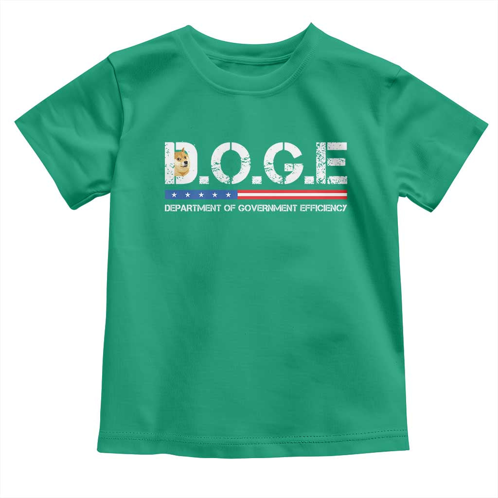 DOGE Department of Government Efficiency Toddler T Shirt - Wonder Print Shop