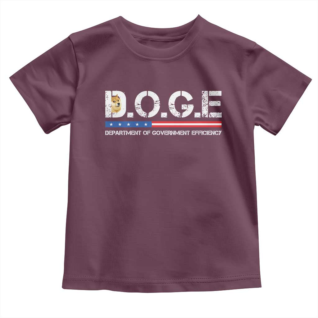 DOGE Department of Government Efficiency Toddler T Shirt - Wonder Print Shop