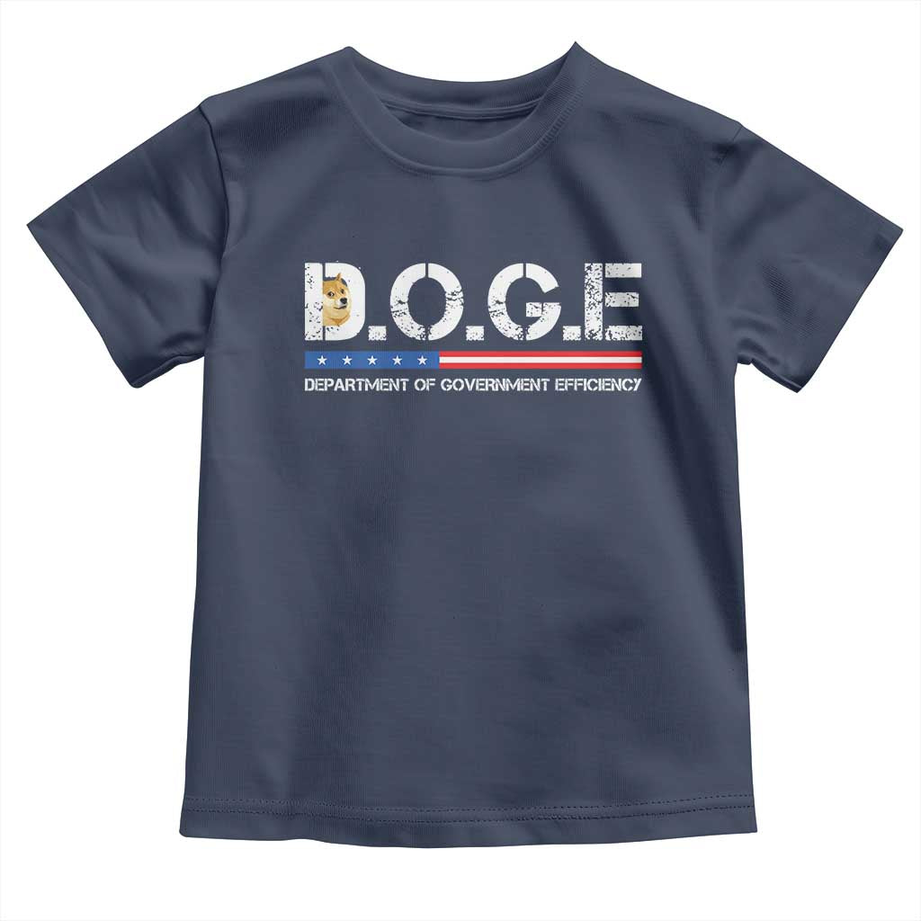 DOGE Department of Government Efficiency Toddler T Shirt - Wonder Print Shop