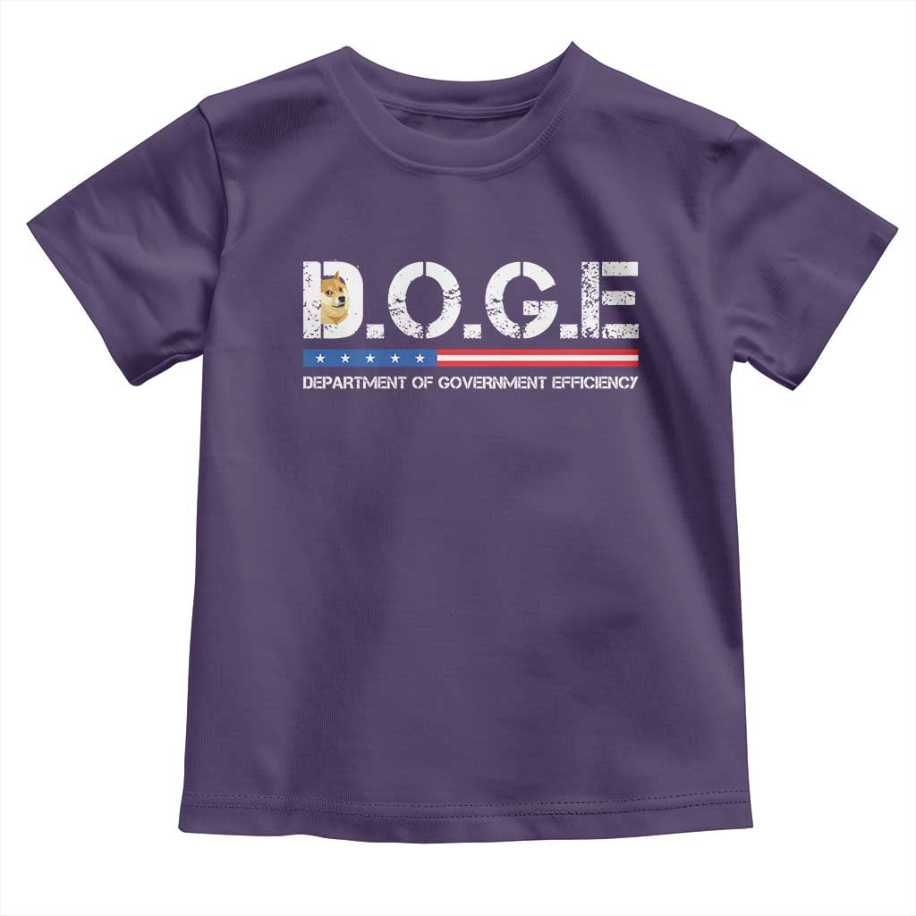 DOGE Department of Government Efficiency Toddler T Shirt - Wonder Print Shop