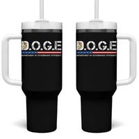 DOGE Department of Government Efficiency Tumbler With Handle - Wonder Print Shop