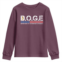 DOGE Department of Government Efficiency Youth Sweatshirt - Wonder Print Shop
