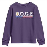 DOGE Department of Government Efficiency Youth Sweatshirt - Wonder Print Shop