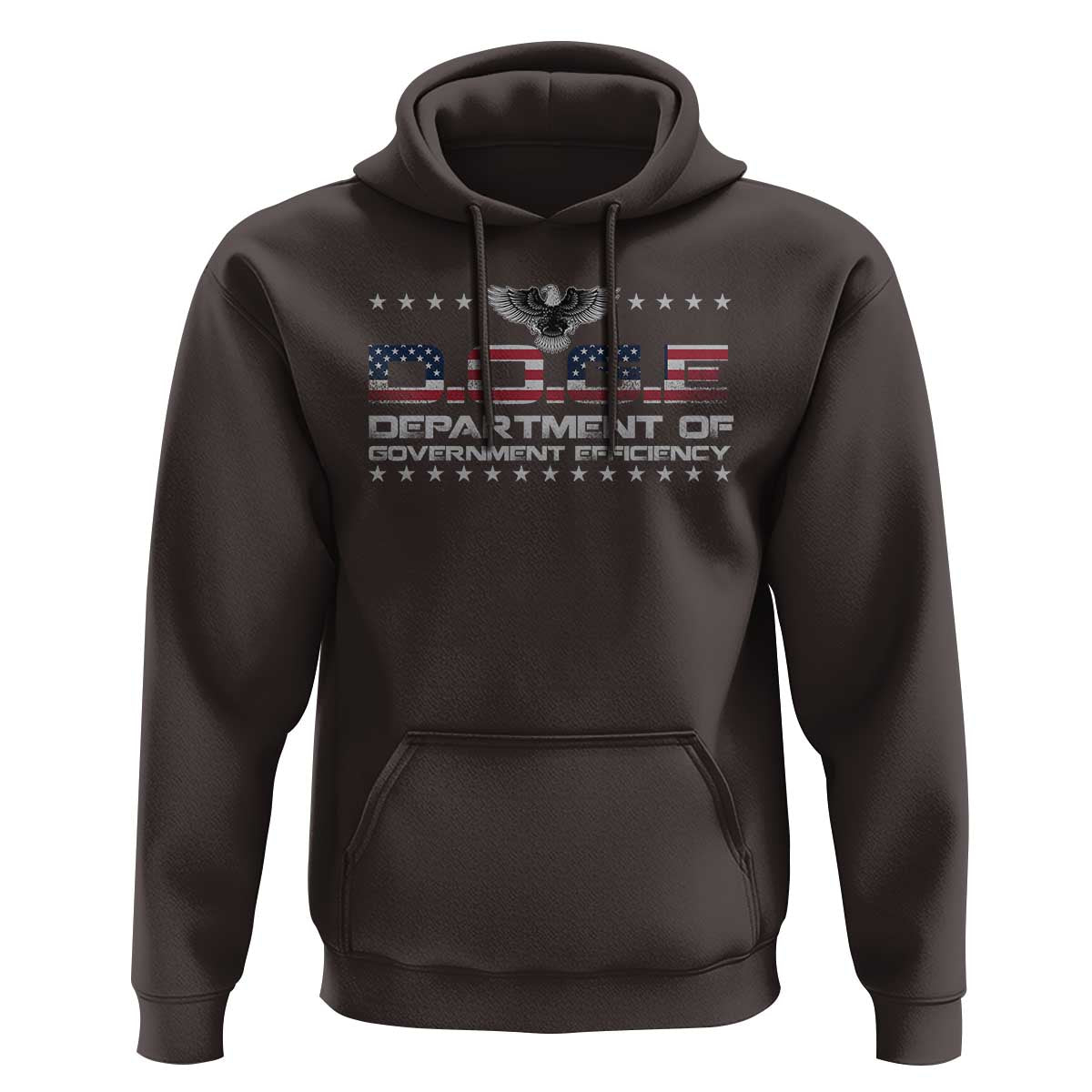D.O.G.E. DOGE Department of Government Efficiency Hoodie American Flag Eagle