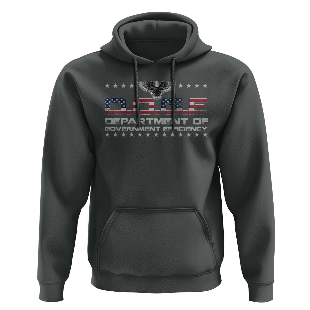 D.O.G.E. DOGE Department of Government Efficiency Hoodie American Flag Eagle